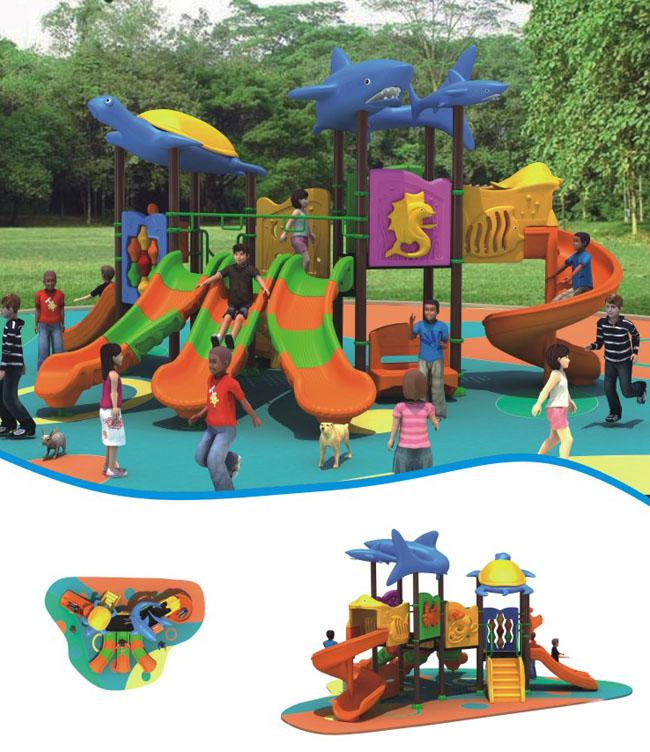 LLDPE  Residential  Outdoor Playground Equipment For Park
