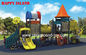 Orange Brown Green  Outdoor Playground Equipments For Kids Imported LLDPE supplier